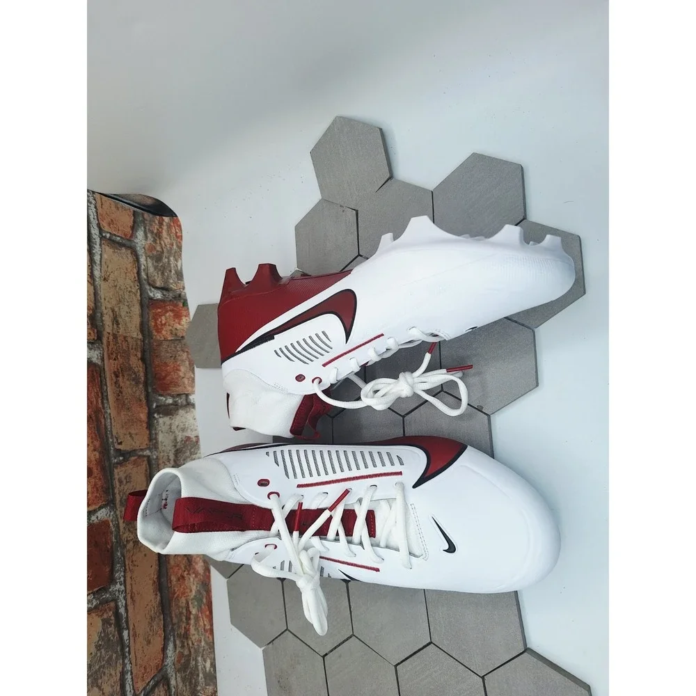 NIKE Vapor Edge Pro 360 2 TB Football Cleats Mens 13 Alabama Crimson Tide Red PE